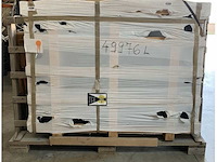 Hard glass black glass room divider 178 x 134 cm - afbeelding 2 van  5