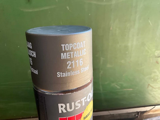 Hard hat - rust-oleum 2116 roestvrijstaal - spuitbus verf (6x) - afbeelding 6 van  7