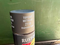 Hard hat - rust-oleum 2116 roestvrijstaal - spuitbus verf (6x) - afbeelding 6 van  7