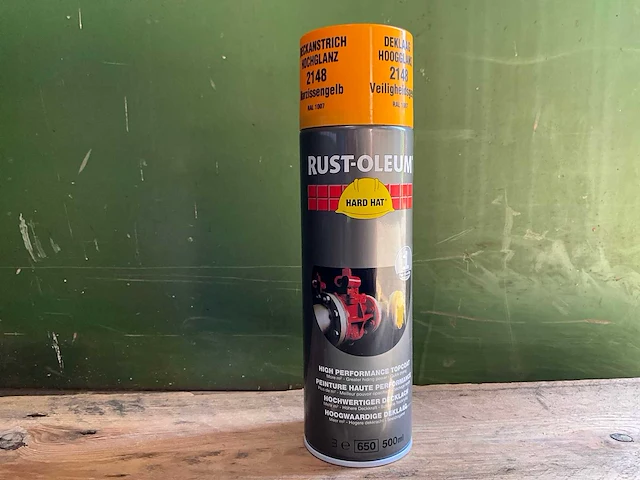 Hard hat - rust-oleum 2148 veiligheidsgeel - spuitbus verf (4x) - afbeelding 2 van  7