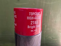 Hard hat - rust-oleum 2165 helderrood ral3000 - spuitbus verf (7x) - afbeelding 6 van  7