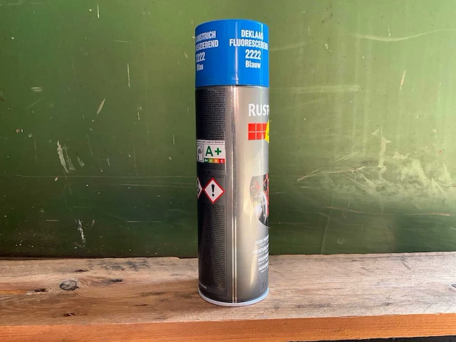Hard hat - rust-oleum 2222 fluorescerend blauw - spuitbus verf (5x) - afbeelding 5 van  7