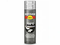 Hard hat - rust-oleum 7715 aluminium hittebestendig - hittebestendige spuitbus verf (6x)
