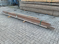 Hardhout balken en afwerklatten - afbeelding 1 van  7