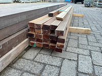 Hardhout balken en afwerklatten - afbeelding 6 van  7