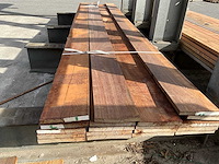 Hardhout beschoeiing plank 4000x20x200 mm (19x) - afbeelding 3 van  5