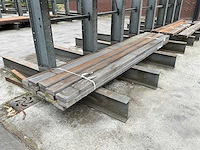Hardhout fijn gezaagd 3500x150x50 mm (14x) - afbeelding 1 van  3