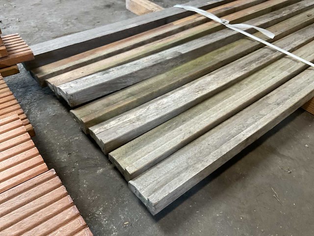 Hardhout fundering balk (8x) - afbeelding 2 van  4