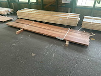 Hardhout geschaafd 18x200x3350 mm (6x) - afbeelding 1 van  4