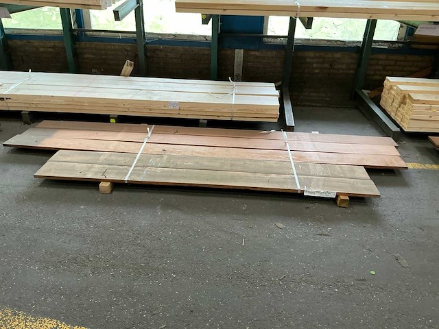 Hardhout geschaafd 25x200 mm (5x) - afbeelding 2 van  7