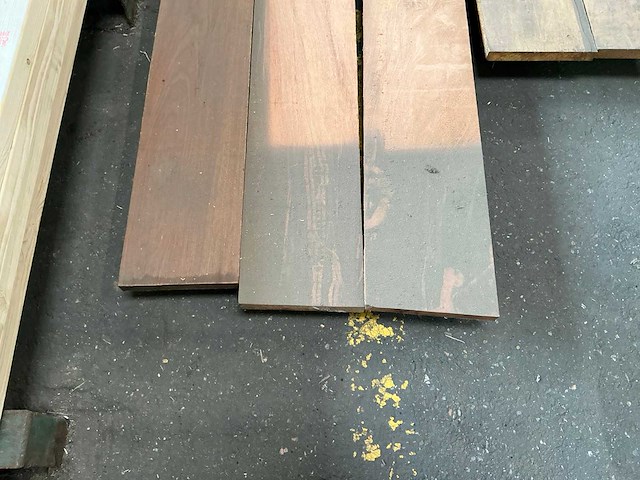 Hardhout geschaafd 25x200 mm (5x) - afbeelding 4 van  7