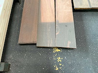 Hardhout geschaafd 25x200 mm (5x) - afbeelding 4 van  7