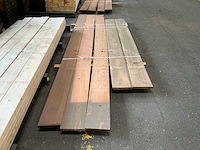 Hardhout geschaafd 25x200 mm (5x) - afbeelding 6 van  7