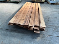 Hardhout halfhoutsplanken - afbeelding 2 van  2