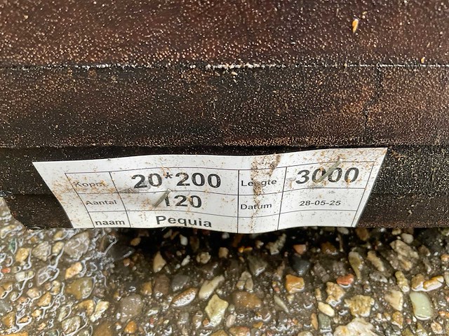 Hardhout plank (67x) - afbeelding 6 van  6