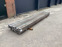 Hardhout plank 95x30x4000mm (56x) - afbeelding 3 van  4