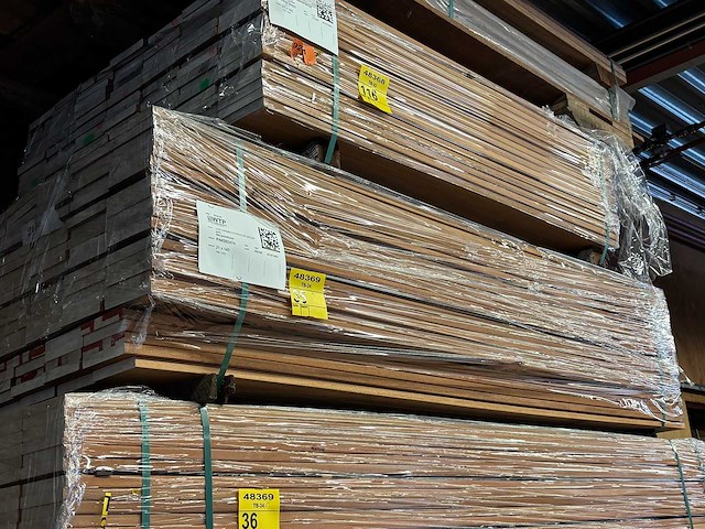 Hardhout planken geschaafd 2150x145x21mm (144x) - afbeelding 3 van  4