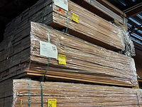 Hardhout planken geschaafd 2150x145x21mm (144x) - afbeelding 3 van  4