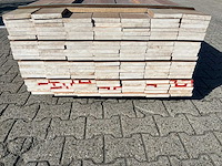 Hardhout planken geschaafd 3950x145x21mm (52x) - afbeelding 3 van  4
