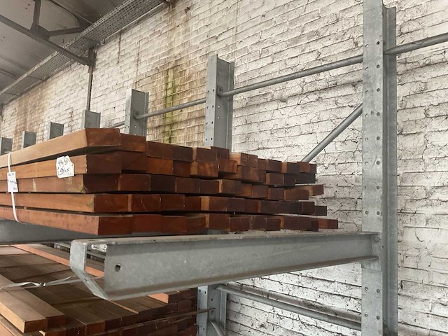 Hardhout regels 44x90x3350 mm (60x) - afbeelding 2 van  4