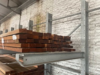 Hardhout regels 44x90x3350 mm (60x) - afbeelding 2 van  4