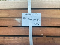 Hardhout regels 44x90x3350 mm (60x) - afbeelding 4 van  4