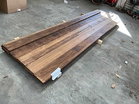 Hardhout schuttingplanken (16x) - afbeelding 1 van  3