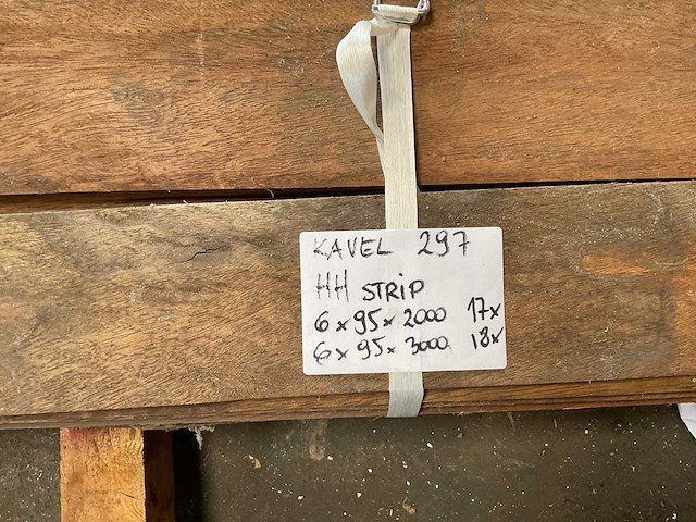 Hardhout strip (35x) - afbeelding 2 van  2
