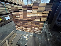Hardhout tegelhout 550-1050x97x17mm (410x) - afbeelding 3 van  3