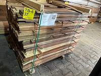 Hardhout tegelhout 550-1050x97x17mm (410x) - afbeelding 2 van  3