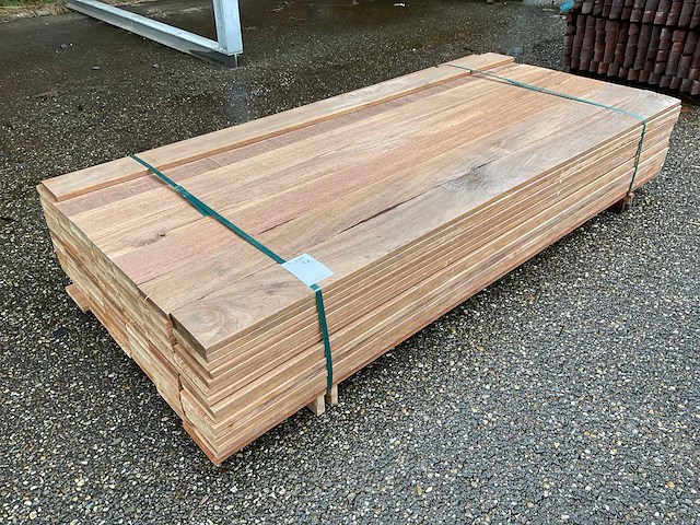 Hardhout terrasplank (105x) - afbeelding 1 van  5