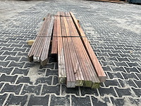 Hardhouten 8x8 cm palen (10x) - afbeelding 3 van  3