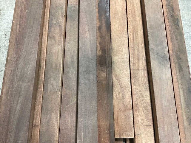 Hardhouten balk - 450x9x4,5 cm (22x) - afbeelding 3 van  6