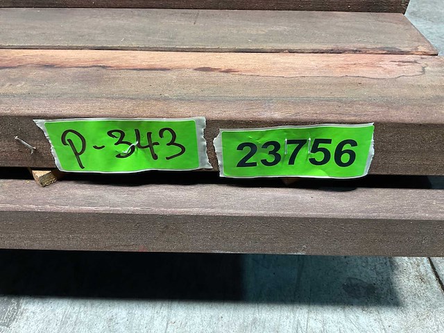 Hardhouten balk - 450x9x4,5 cm (22x) - afbeelding 6 van  6