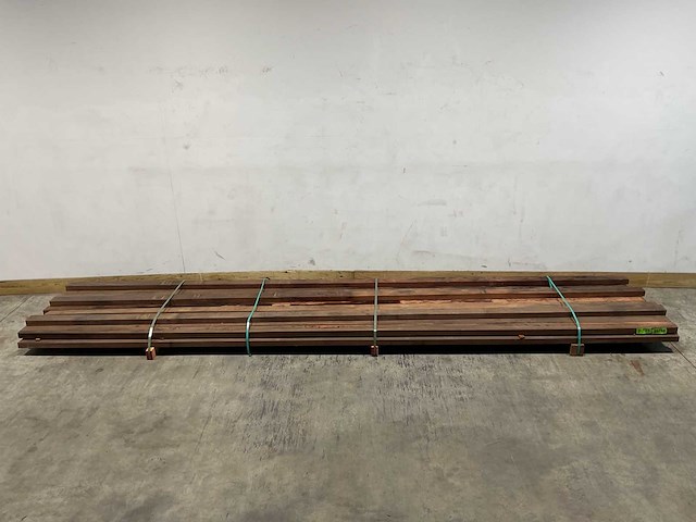 Hardhouten balk - 450x9x4,5 cm (22x) - afbeelding 2 van  6