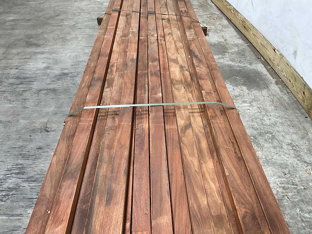 Hardhouten balk - 500x6,5x4,5 cm (16x) - afbeelding 2 van  5
