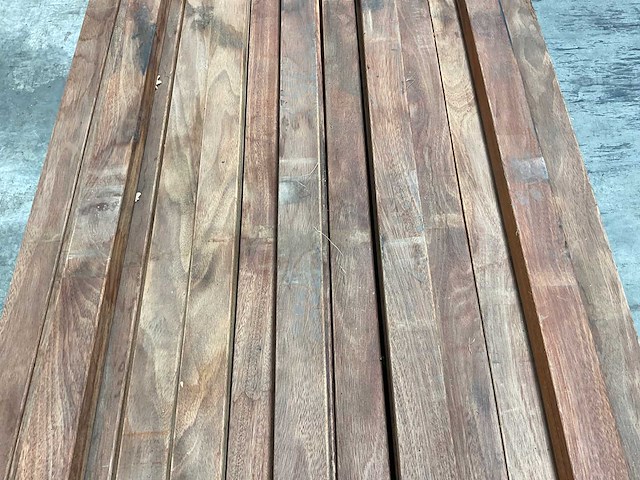 Hardhouten balk - 500x6,5x4,5 cm (16x) - afbeelding 4 van  7