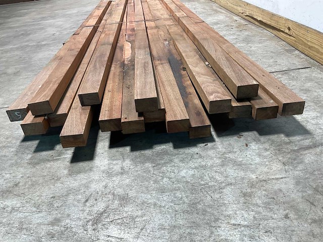 Hardhouten balk - 500x6,5x4,5 cm (16x) - afbeelding 6 van  7