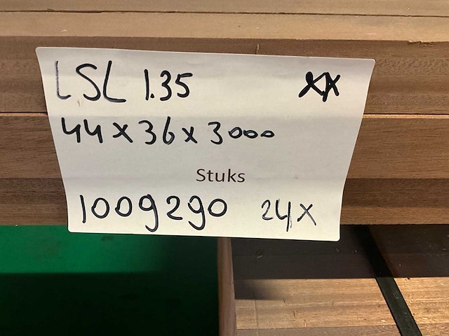 Hardhouten balk (156x) - afbeelding 6 van  6