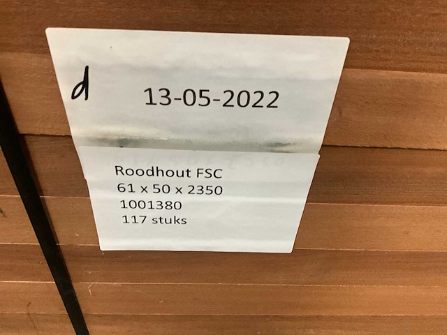 Hardhouten balk (208x) - afbeelding 7 van  8