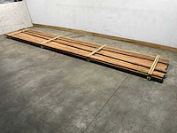 Hardhouten bankirai regel gelamineerd 590x6x4 cm (22x) - afbeelding 2 van  2