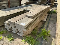 Hardhouten beschoeing planken (21x)