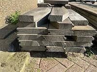 Hardhouten beschoeing planken (21x) - afbeelding 3 van  4