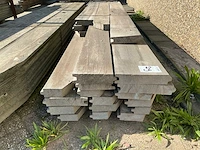 Hardhouten beschoeing planken (21x) - afbeelding 4 van  4