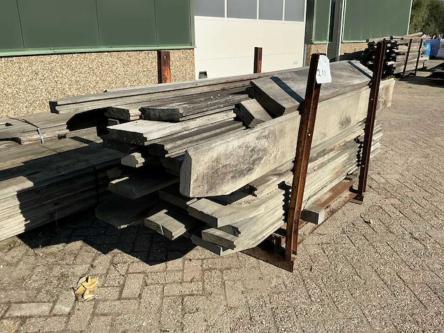 Hardhouten beschoeing planken - afbeelding 1 van  4