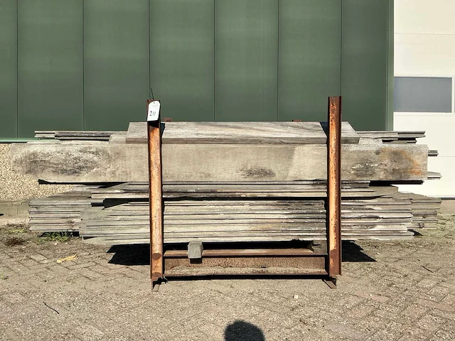 Hardhouten beschoeing planken - afbeelding 3 van  4