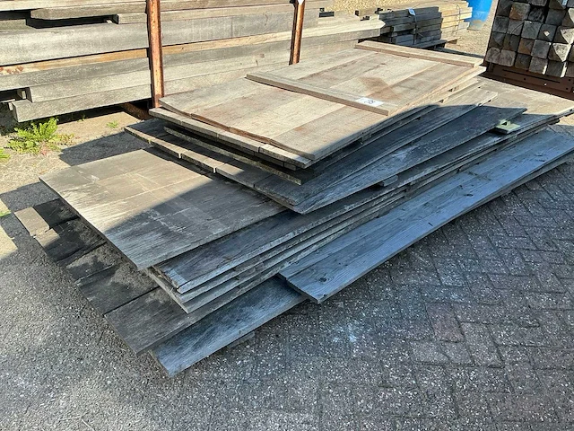 Hardhouten beschoeing schotten (10x) - afbeelding 1 van  4