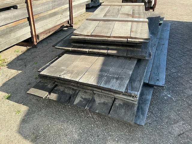 Hardhouten beschoeing schotten (10x) - afbeelding 2 van  4