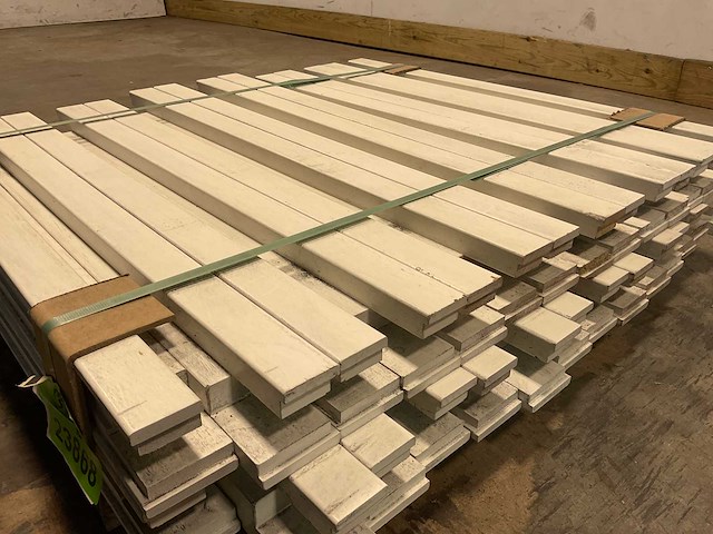 Hardhouten bovendorpel voor opdekdeuren 830x70x65 mm (28x) - afbeelding 3 van  7