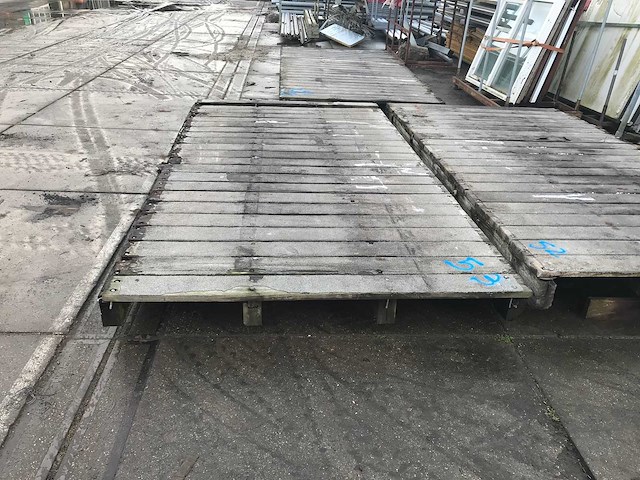 Hardhouten brugdekdeel - afbeelding 2 van  3